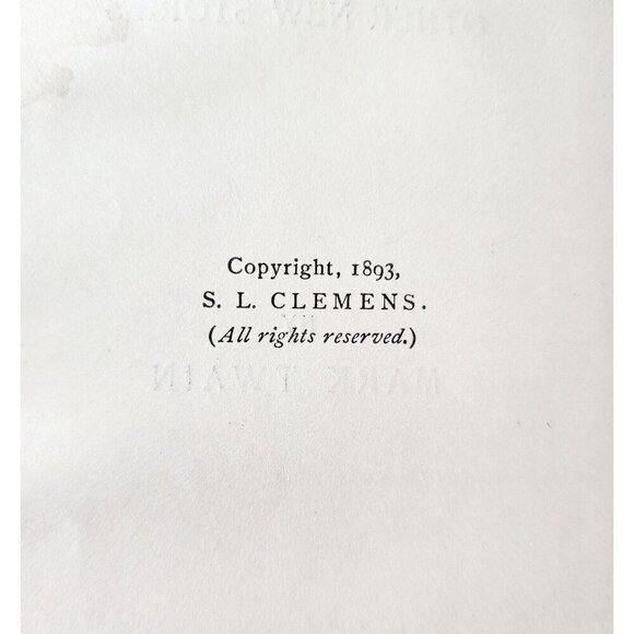 Mark Twain The 1 Million Pound Bank Note First Edition 1893 HC Victorian Bk HBS - Picture 4 of 11